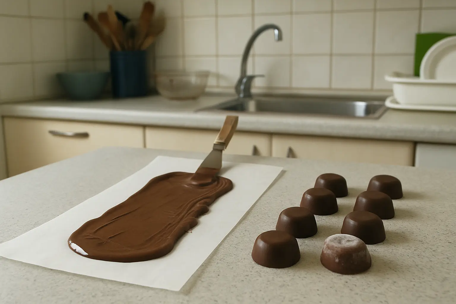 Como Temperar Chocolate Sem Termômetro (e Por Que Ele Fica Esbranquiçado)